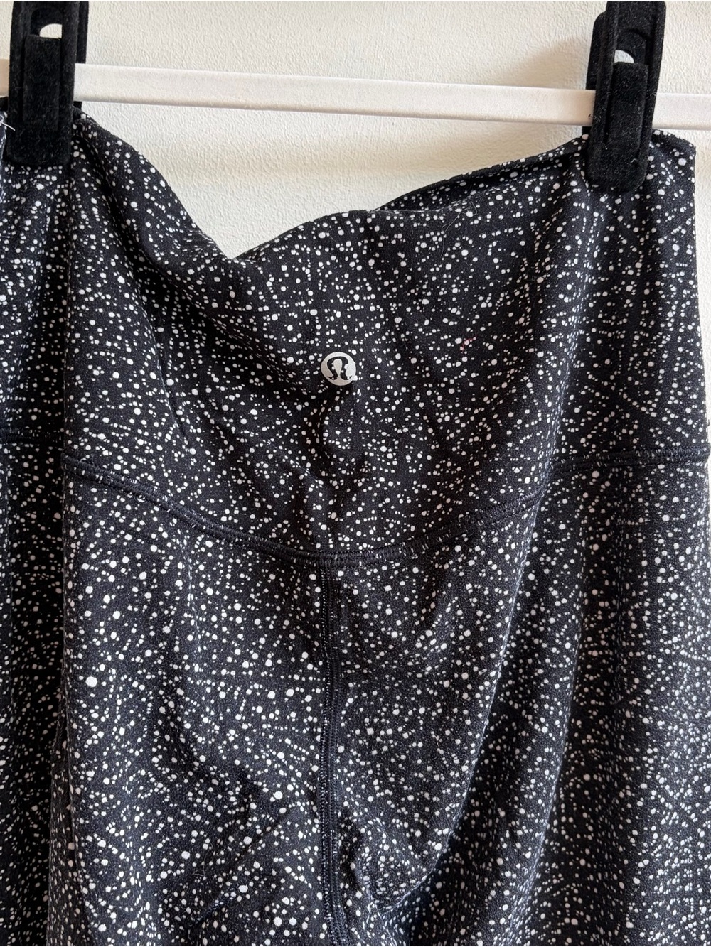 lululemon athletica Black with White Speckle Leggings